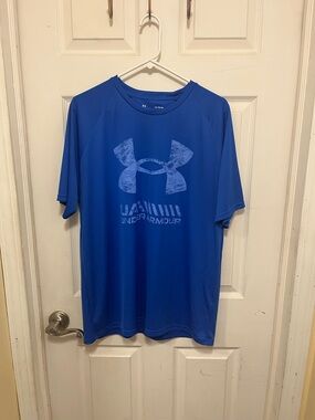 Under Armour Men’s Royal Blue Logo Athletic Short Sleeve Tee XL